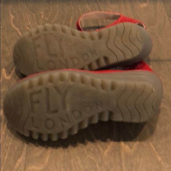 Fly London Yala Perf Peep-toe Wedge - Picture 4 of 4